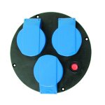 Disque de remplacement fanton  145 mm pour enrouleur de cble avec 3 prises 2p + e 01911