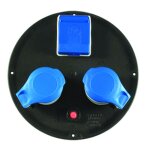 Fanton disque de remplacement filaire  205 mm pour enrouleur de cble avec cee et schuko 01913