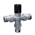 Far rubinetterie mitigeur thermostatique far 3956 1 / 2 m avec sorties pour installations sanitaires ... Far rubinetterie mitigeur thermostatique far 3956 1 / 2 m avec sorties pour installations sanitaires ...