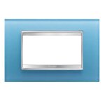 Gewiss chorus plaque lux 4p aigue - marine gw16204ca Gewiss chorus plaque lux 4p aigue - marine gw16204ca