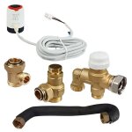 Innova ensemble de vanne de drivation  3 voies pour ventilo - convecteur farna small v30721ii