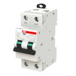 Interrupteur abb magntothermique diffrentiel 2 ples 32a 30ma ac type 6ka 2 modules ds202crc32ac30