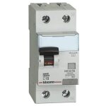 Interrupteur magntothermique diffrentiel bticino 1p + n 10a 30ma type ac 6ka 2 modules gn8813ac10