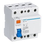 Interrupteur diffrentiel pur chint nl1 - 63 40a 4p 30ma ac type 4 modules 200224
