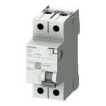 Interrupteur diffrentiel siemens 40a 2 poles 30 ma ac 2 modules 5sv53140