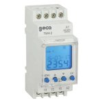 Interrupteur horaire astronomique geca tma2 1gg / 7gg / 365gg 2 modules din 32152389 Interrupteur horaire astronomique geca tma2 1gg / 7gg / 365gg 2 modules din 32152389