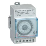Interrupteur horaire hebdomadaire legrand microrex 3 modules 412795 Interrupteur horaire hebdomadaire legrand microrex 3 modules 412795