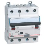 Interrupteur magntothermique diffrentiel bticino 4p 10a 30ma type ac 6ka 4 modules gn8843ac10