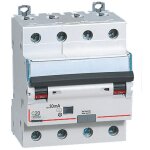 Interrupteur magntothermique diffrentiel bticino 4p 20a 30ma type ac 4. 5ka 4 modules ga8843ac20
