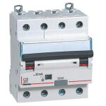 Interrupteur magntothermique diffrentiel bticino 4p 25a 30ma type ac 6ka 4 modules gn8843ac25