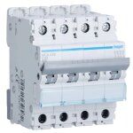 Interrupteur magntothermique hager 4p 32a 6 ka c 4 modules mca432