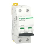 Interrupteur magntothermique schneider 2p 16a 15ka c 2 modules a9f94216
