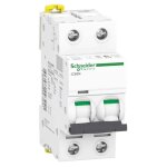Interrupteur magntothermique schneider 2p 32a 6 ka c 2 modules a9f74232