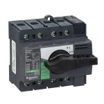 Interrupteur sectionneur schneider compact ins100 4p 100a noir 28909