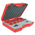 Jeu de 10 scies cloches bi - mtal usag 988 g / s12 u09880100