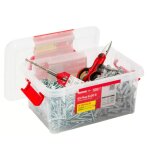 Kit 500 chevilles avec ciseaux et pointe fischer sx plus 6x30 s 00570210