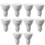 Ampoules led beghelli 7w attaque gu10 3000k 600 lumen 10pcs 56857
