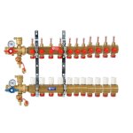Kit collecteur giacomini 11 sorties 1 pouce base 18 laiton r553fk111