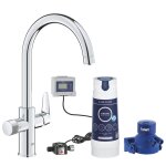 Kit de démarrage grohe blue pure baucurve avec filtre à 5 niveaux 30581000 Kit de démarrage grohe blue pure baucurve avec filtre à 5 niveaux 30581000