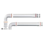 Kit d'vacuation des gaz de combustion pour chaudires  condensation chaffoteaux 3318133