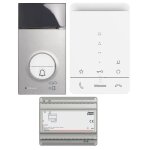 Kit interphone bticino classe 100a16e 2 fils unifamiliale 364232 Kit interphone bticino classe 100a16e 2 fils unifamiliale 364232