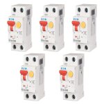 Kit interrupteurs différentiels magnétothermiques eaton 10a 1p + n 30ma type ac 4, 5k 236933 Kit interrupteurs différentiels magnétothermiques eaton 10a 1p + n 30ma type ac 4, 5k 236933