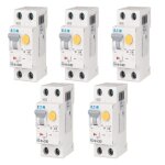 Kit interrupteurs diffrentiels magntothermiques eaton 16a 1p + n 30ma ac 4. 5k 237068