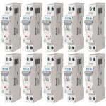 Kit interrupteurs magnétothermiques eaton 16a 1p + n 4, 5ka 1 module 263192 Kit interrupteurs magnétothermiques eaton 16a 1p + n 4, 5ka 1 module 263192