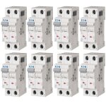 Kit interrupteurs magnétothermiques eaton 16a 1p + n 4, 5ka 2 modules 243230 Kit interrupteurs magnétothermiques eaton 16a 1p + n 4, 5ka 2 modules 243230