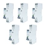 Siemens disjoncteur magntique  courant rsiduel kit 16a 1p + n 30ma ac 4. 5ka 5sv13131kk16