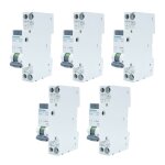 Kit magntothermiques diffrentiels siemens 6a 1p + n 30ma ac 4, 5ka 5sv13131kk06