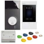 Kit visiophone bticino linea 3000 black et classe 300eos wifi 363915 Kit visiophone bticino linea 3000 black et classe 300eos wifi 363915
