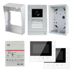 Kit visiophone deux écrans abb avec moniteur 4, 3 mains libres Kit visiophone deux écrans abb avec moniteur 4, 3 mains libres