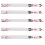 Lames de scie milwaukee torch 18tpi 300 mm 5 pièces 48475789 Lames de scie milwaukee torch 18tpi 300 mm 5 pièces 48475789