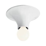 Lampe de mur ou de plafond artemide teti blanc e27 a048120