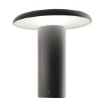 Lampe de table artemide takku 2, 5w 3000k gris 0151020a