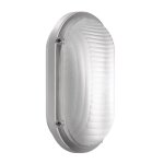 Lombardo plafonnier lombard luminaire ovale 260 e27 blanc lb53421