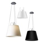 Lustre  suspension artemide tolomeo mega aluminium 0782010a