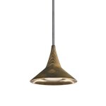 Lustre  suspension artemide unterlinden 7, 5w 3000k laiton 1936010a