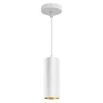 Lustre à suspension duralamp gu10 blanc 1. 5 mètres dbsp115 - w Lustre à suspension duralamp gu10 blanc 1. 5 mètres dbsp115 - w
