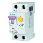 Magnétothermique différentiel eaton 32a 1p + n 4. 5ka 30ma courbe c type ac 2m 237161 Magnétothermique différentiel eaton 32a 1p + n 4. 5ka 30ma courbe c type ac 2m 237161