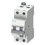 Magntothermique diffrentiel siemens 2p 10a 30ma 6ka 2m type a 5su13267fp10