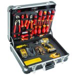 Mallette d'électricien usag avec perceuse visseuseet jeu d'embouts u00022706w Mallette d'électricien usag avec perceuse visseuseet jeu d'embouts u00022706w