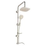 Mc rubinetterie colonne de douche mc 3 jets pommeau de douche carr avec flexibles