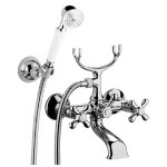 Mitigeur de bagnoire paffoni iris avec douchette chromé irv023cr Mitigeur de bagnoire paffoni iris avec douchette chromé irv023cr