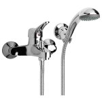 Mitigeur de baignoire paini pilot avec douchette et flexible 04cr105p1