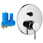 Mitigeur de douche encastré paffoni stick inverseur sk015cr Mitigeur de douche encastré paffoni stick inverseur sk015cr