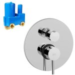 Mitigeur de douche encastr paffoni stick avec inverseur sk018cr