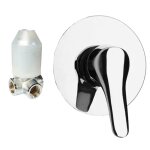 Mitigeur de douche monocommande paini pilot encastré chromé 04cr690p1 Mitigeur de douche monocommande paini pilot encastré chromé 04cr690p1