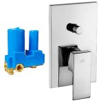 Mitigeur encastré pour douche paffoni elle avec déviateur chromé el015cr Mitigeur encastré pour douche paffoni elle avec déviateur chromé el015cr